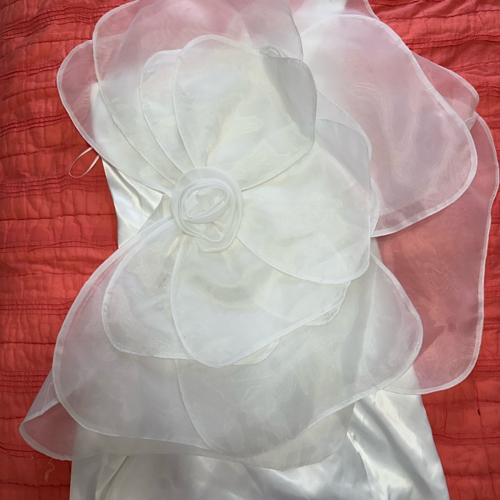 Fashion Nova White One Shoulder Dress ZARA